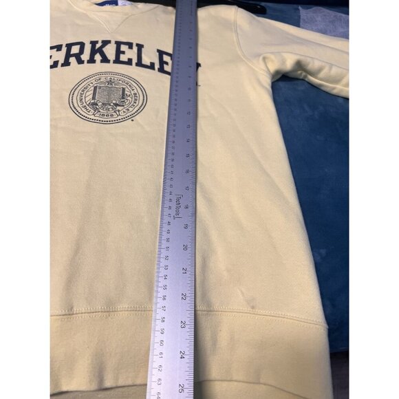 Big Cotton Gear Berkeley University Crewneck Sweatshirt Women S Cream Ivy Prep - Picture 8 of 9